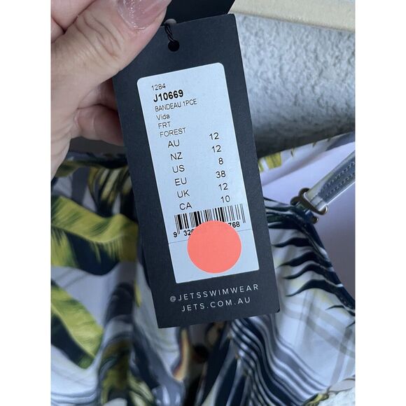 jets australia bandeau One Piece Tropical Print - Size 8 - Multicolored - Picture 16 of 16